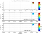 Chlorophyll, CDOM,<br>and Backscatter