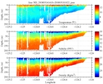 Temperature, Salinity,<br>and Density