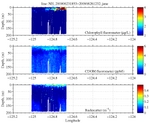 Chlorophyll, CDOM,<br>and Backscatter