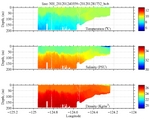 Temperature, Salinity,<br>and Density